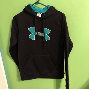 Black and blue under armor sweatshirt